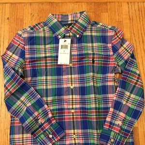 Ralph Lauren Kids Size 7 Button Down Shirt NWT